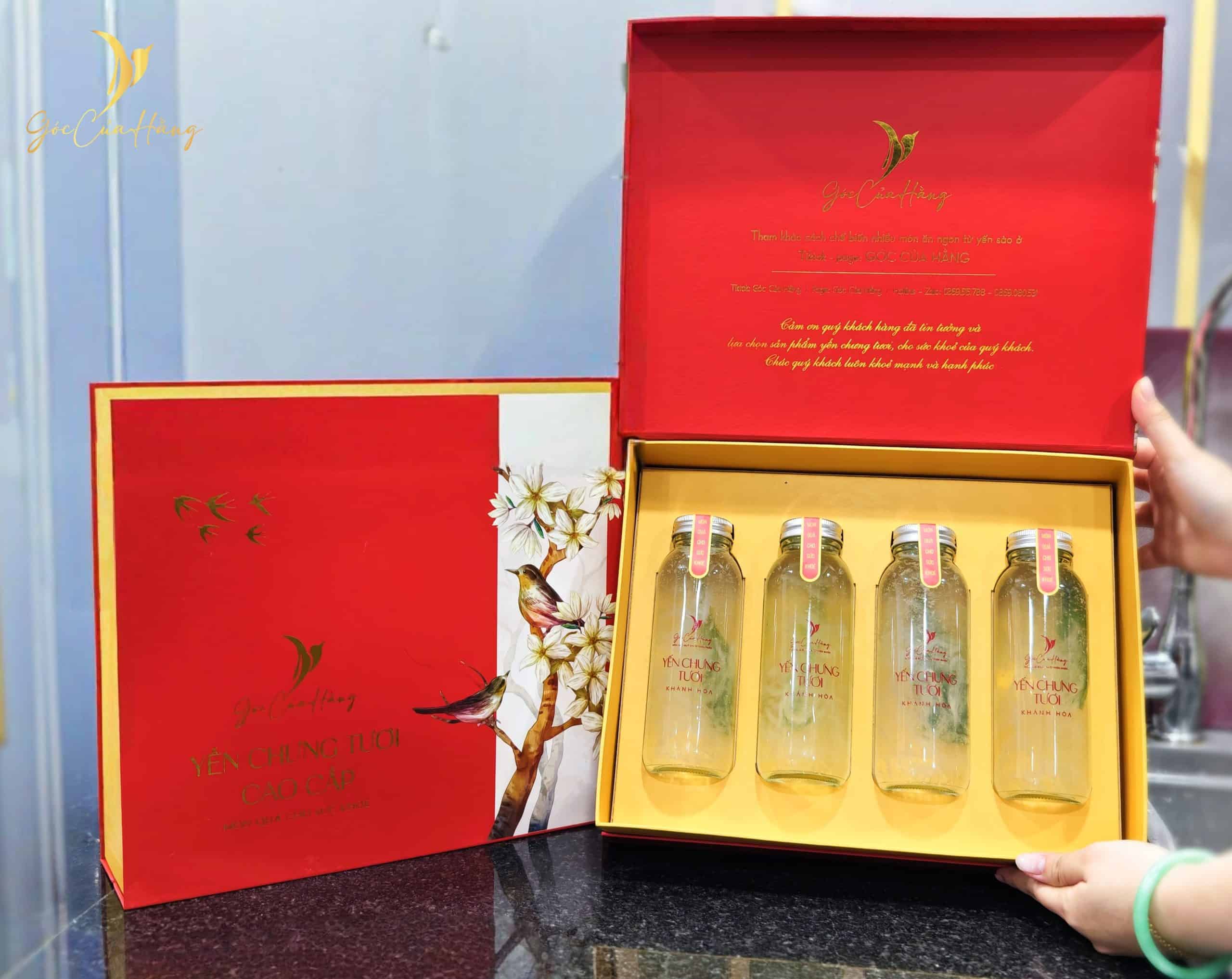 Set Quà 4 Chai Yến Sợi Dài 330ml