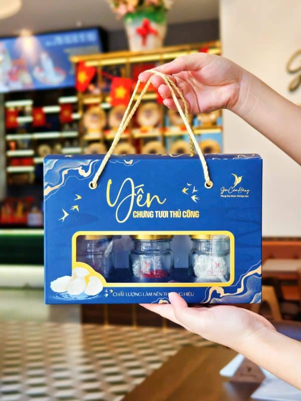Set yến baby 6 viên kèm lọ chưng yến - Góc Của Hằng